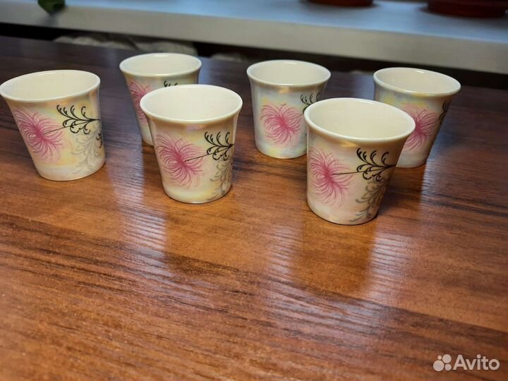 Посуда СССР. Фарфоровые чашечки для кофе