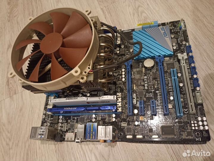 Комплект мат. плата, процессор, память, кулер