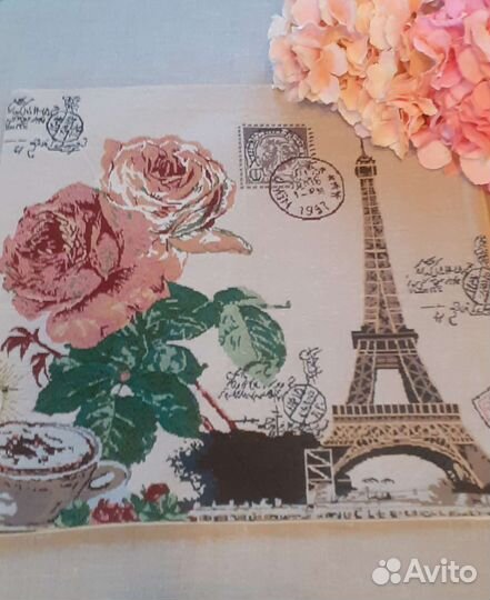 Наволочка декоративная гобеленовая Париж, 4545