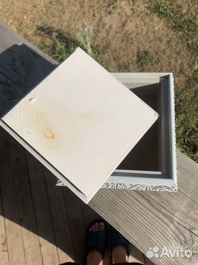 Шкатулка из дерева ручной работы