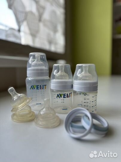 Стерилизатор philips avent + бутылочки