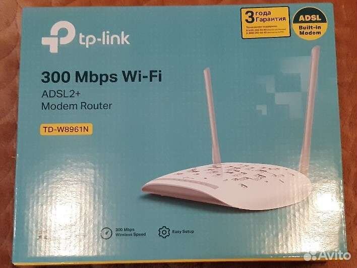 Wifi роутер tp link td-w8961n