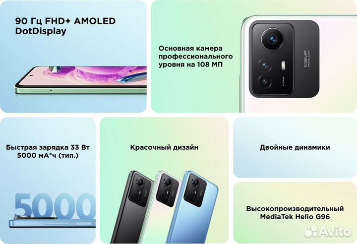 Xiaomi Redmi Note 12S, 8/256 ГБ
