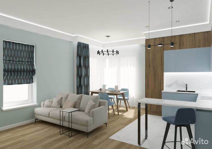 Дизайн интерьера, дизайн удаленно