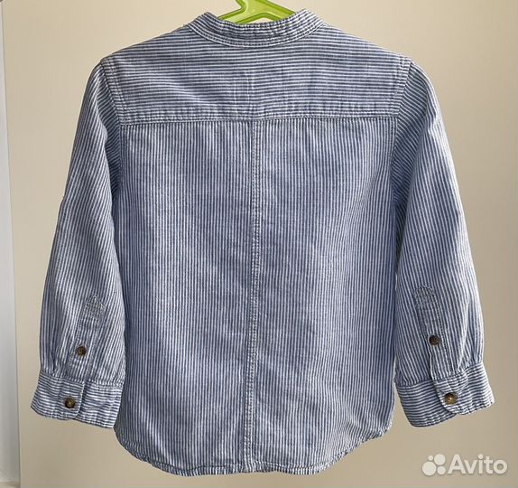 Хлопковая оубашка для мальчика H&M 104 р