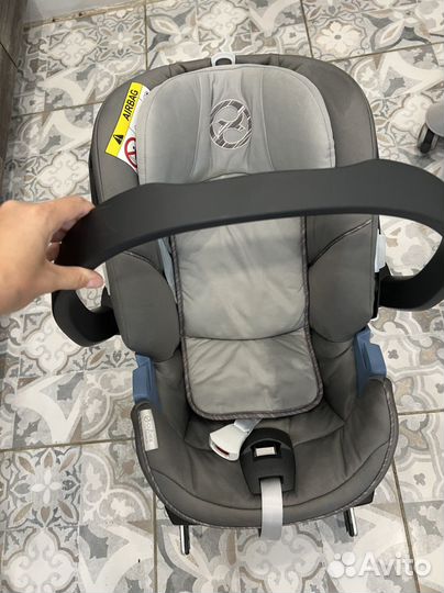 Автолюлька cybex aton 5 с базой aton base