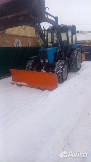 Вспашка плугом мтз 82 и минитрактор