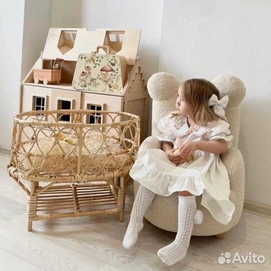 Детское мягкое кресло Мишка