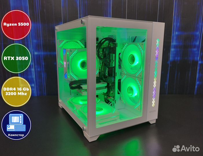Сборка пк AMD5500-RTX3050-16DDR4-HPB5027483916-A520