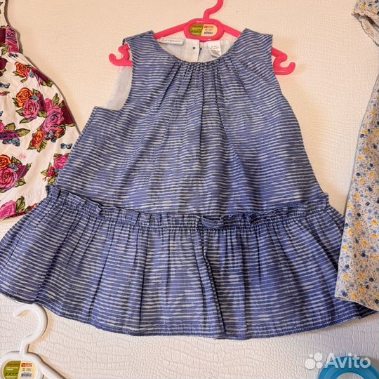 Летние платья для девочки 80-86-92