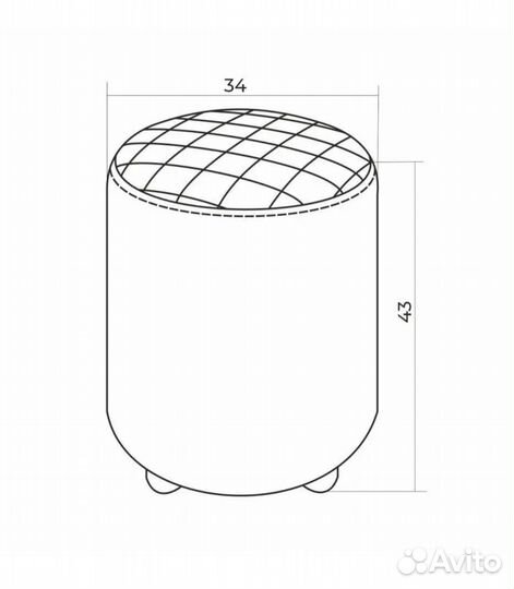 Пуфик новый