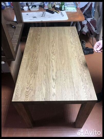 Дубовый стол обеденный из массива дуба