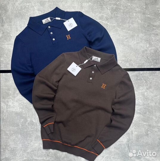 Поло с длинным рукавом Hermes