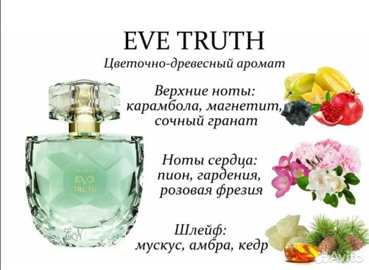 Парфюмерная вода женская Eve Truth 50 мл от Avon