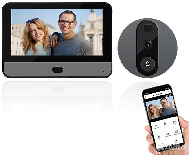 Видеоглазок цифровой с Wi-Fi VP05