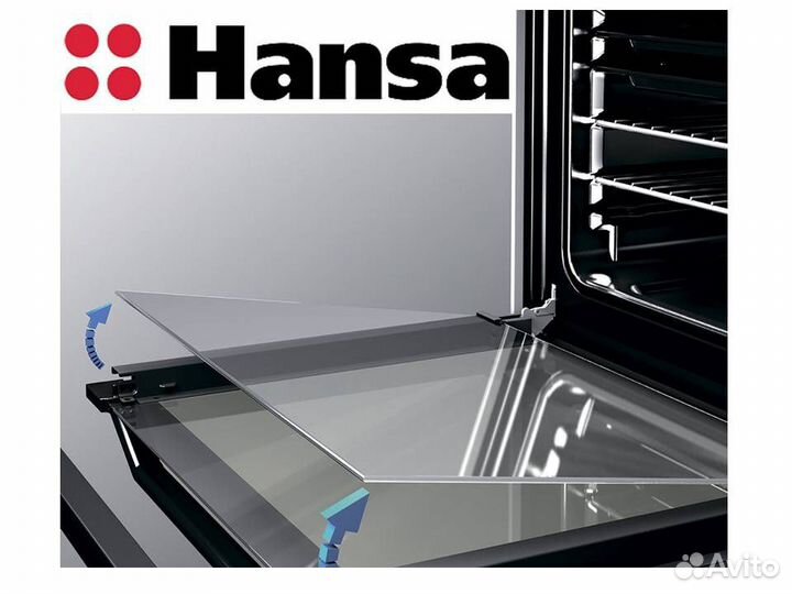 Внутреннее стекло двери духовки Hansa