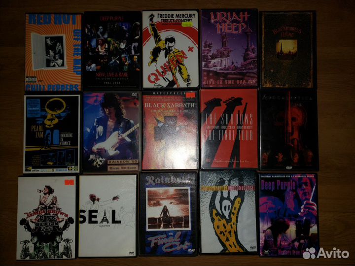 Музыка на DVD - Рок концерты с многоканальным звук