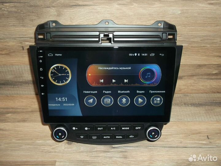 Магнитола Honda Accord 7 Android GPS