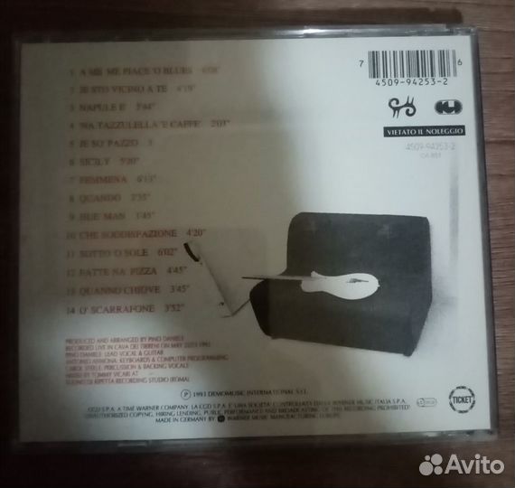 CD альбом Pino Daniele