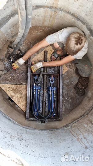 Гнб, прокол под дорогой, водопровод,канашка