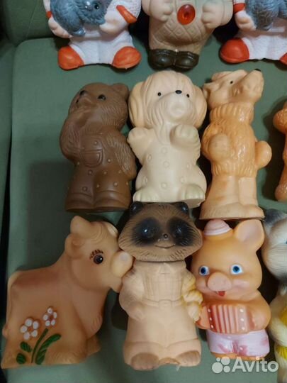 Резиновые игрушки СССР