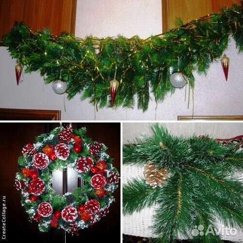 Рождественский венок(Германия), Хвоя-ёлка, сосна