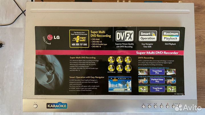 Записывающий DVD и MP3 проигрыватель LG с караоке