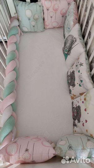 Бортики в детскую кроватку