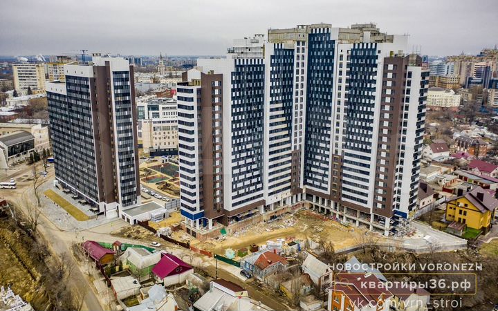 2-к. квартира, 77,6 м², 7/23 эт.