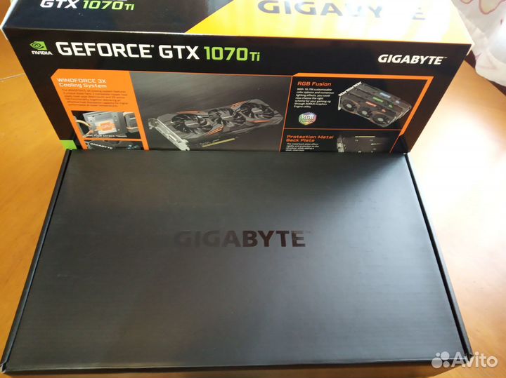 Видеокарта gigabayte geforce GTX 1070 TI 8 GB