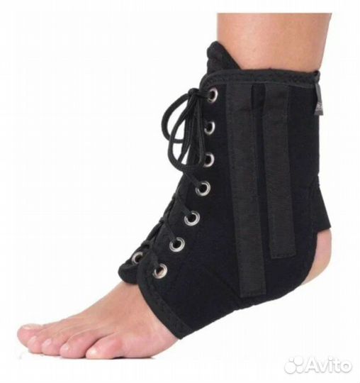 Бандаж голеностопный с пружинами на шнуровке