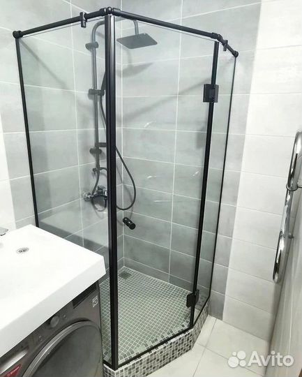 Душевые стеклянные перегородки