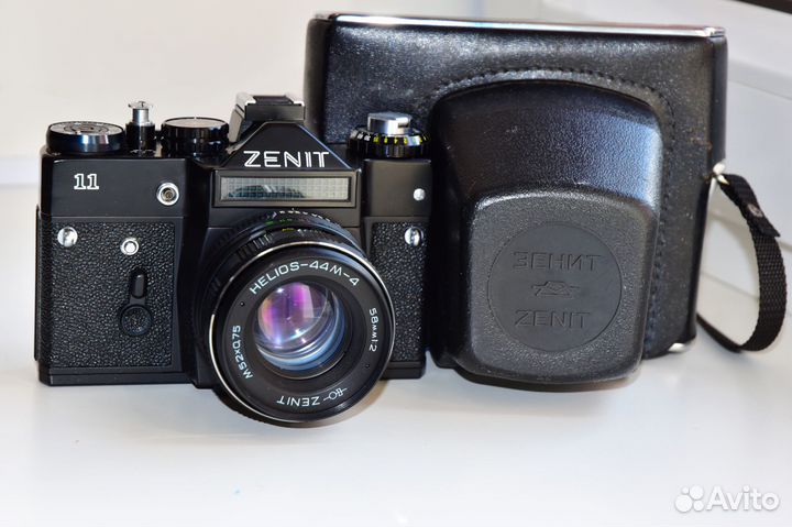 Зенит-11 Экспорт зеркалка из СССР Гелиос 44М-4