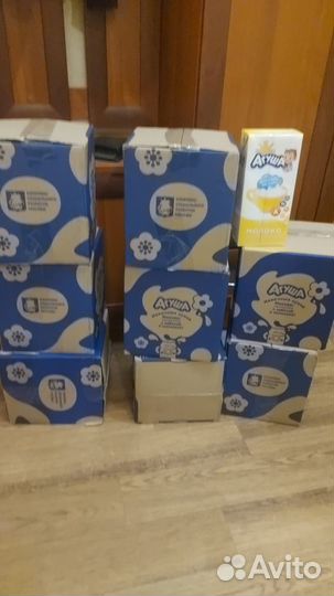 Набор продуктов Агуша(пюре, молоко, каша, кефир)