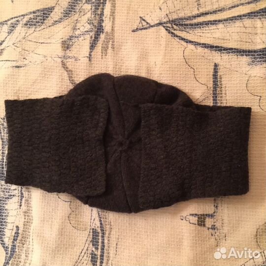 Новый шерстяной набор берет и шарф