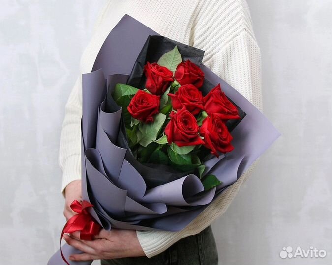 Красные розы букеты