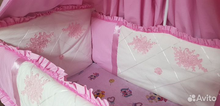 Балдахин - комплект бортиков в кроватку