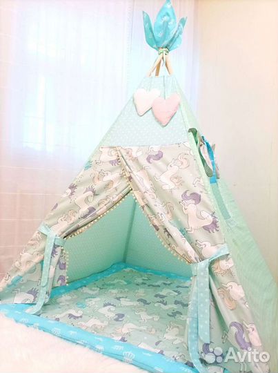 Вигвам с ковриком в наличии