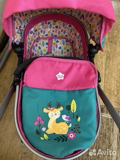 Коляска для кукол demi star