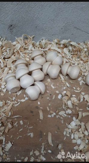 Заготовка гриб из дерева липа