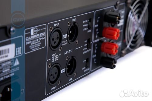 Двухканал. усилитель мощности cvgaudio Clubber-350