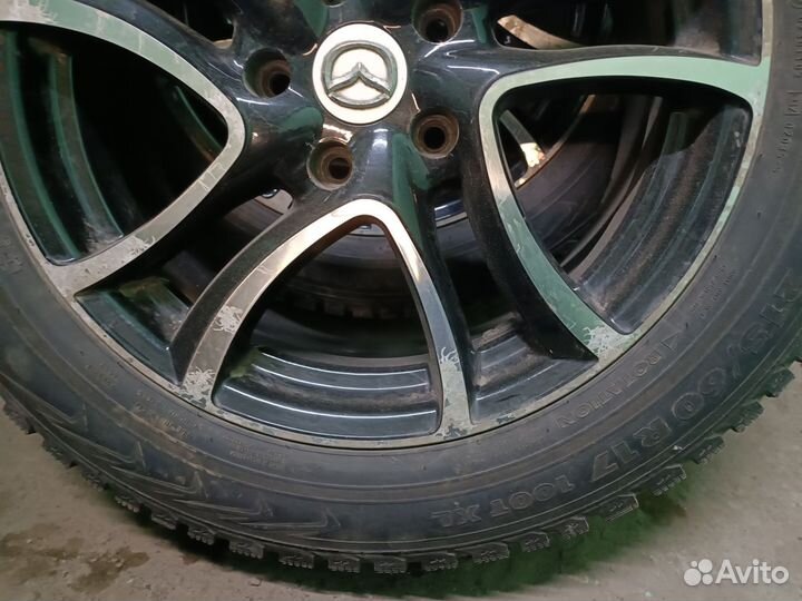 Колеса 215/60 /R17 зимние, шипованные