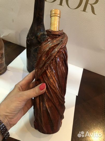 Бутылки декупаж