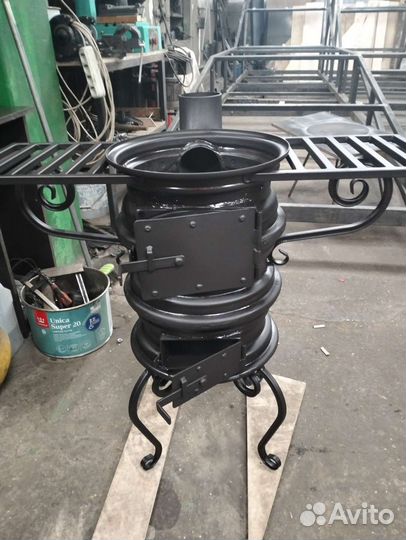 Печка под казан