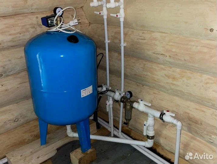 Септик под ключ. Скважина с кессоном