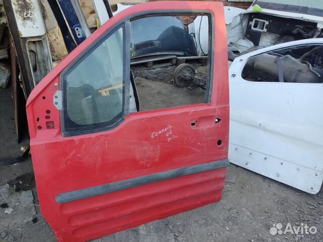 Дверь передняя левая Форд Коннект 1, 02-13г