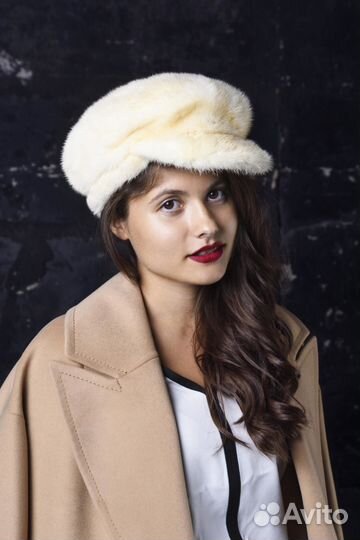Шапка из меха норки
