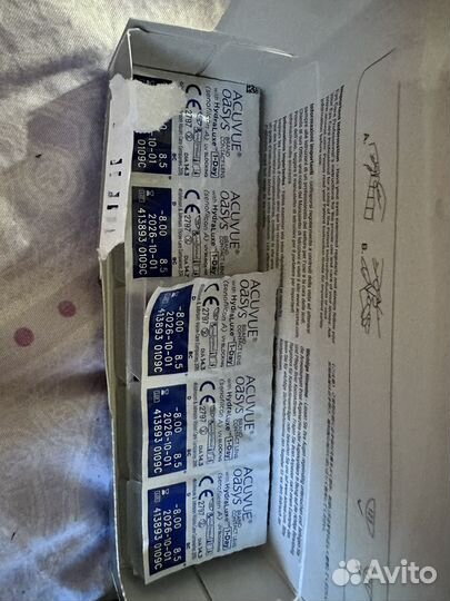 Линзы контактные acuvue oasys 1 day -7