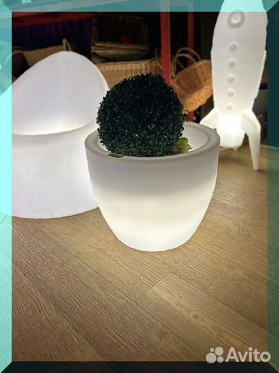 Кашпо с подсветкой