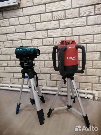 Аренда оптического, ротационного нивелира